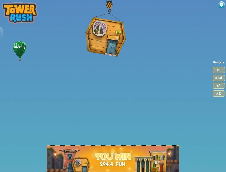 Tower Rush - gains importants et multiplicateurs en action